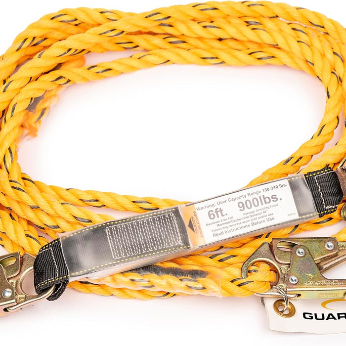 Guardian VLA Vertical Lifeline Assembly — Poly Steel Rope, Rope Grab & Shock Absorber product photo