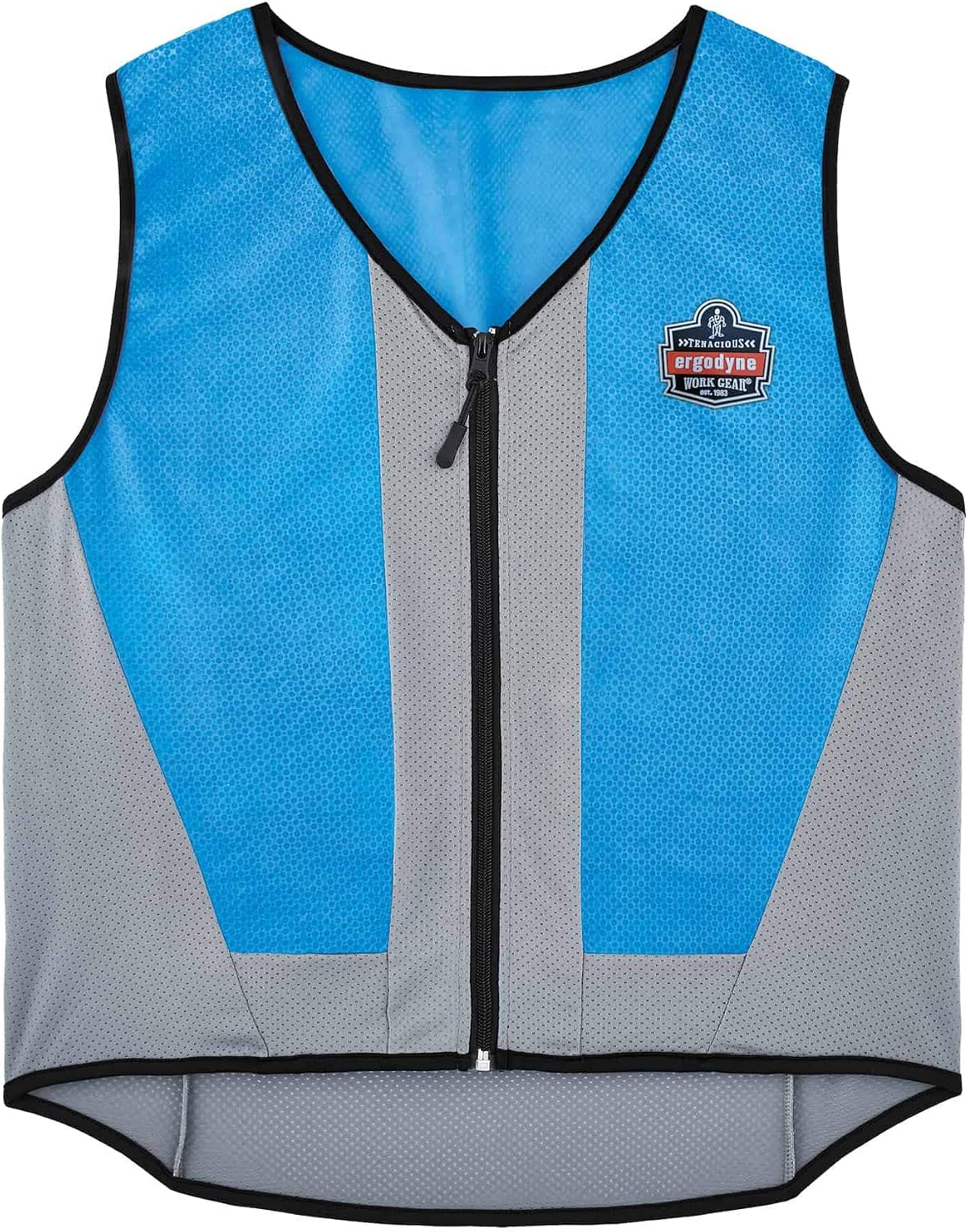 Ergodyne Chill-Its 6667 Evaporative Cooling Vest — Full-PVA Zip Front product photo