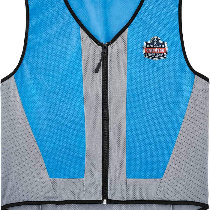 Ergodyne Chill-Its 6667 Evaporative Cooling Vest — Full-PVA Zip Front product photo