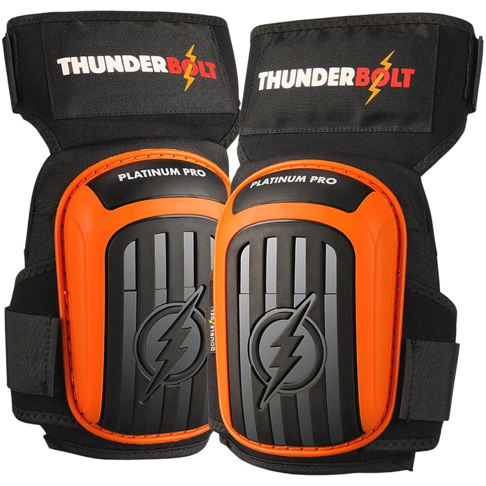 Thunderbolt Construction Knee Pads — Gel Cushioned product photo