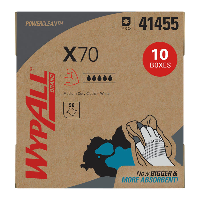WypAll X70 Pop-Up Power Clean Wipers — Case of 960 product photo