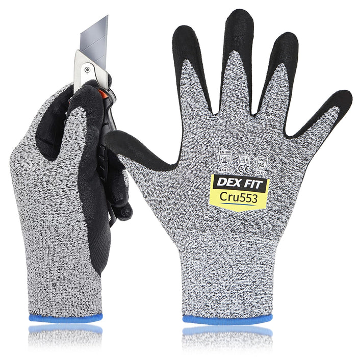 DEX FIT Cru553 Cut Resistant Gloves ANSI A5