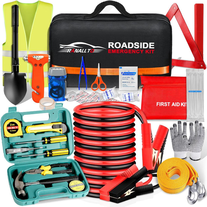 Ranallto Car Emergency Roadside Tool Kit, Road Side Safety Assistance Kit product photo