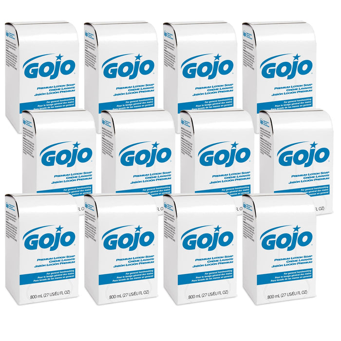 GOJO Premium Lotion Soap — 800 mL Refills, 12-Case product photo