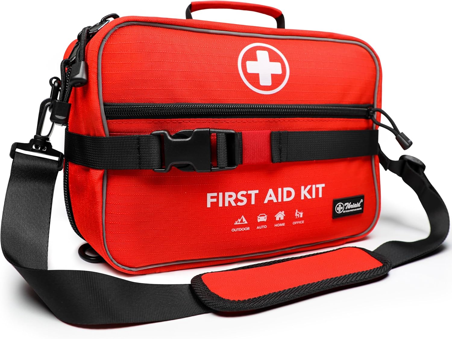 THRIAID 430-Piece First Aid Kit — Waterproof, Home/Car/Outdoor (TA-BFAK-RED02) product photo