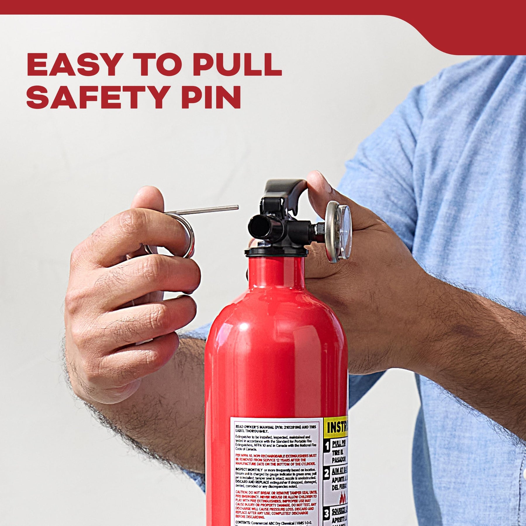 Kidde FA110G Multi-Purpose Fire Extinguisher — ABC (1-A:10-B:C) product photo