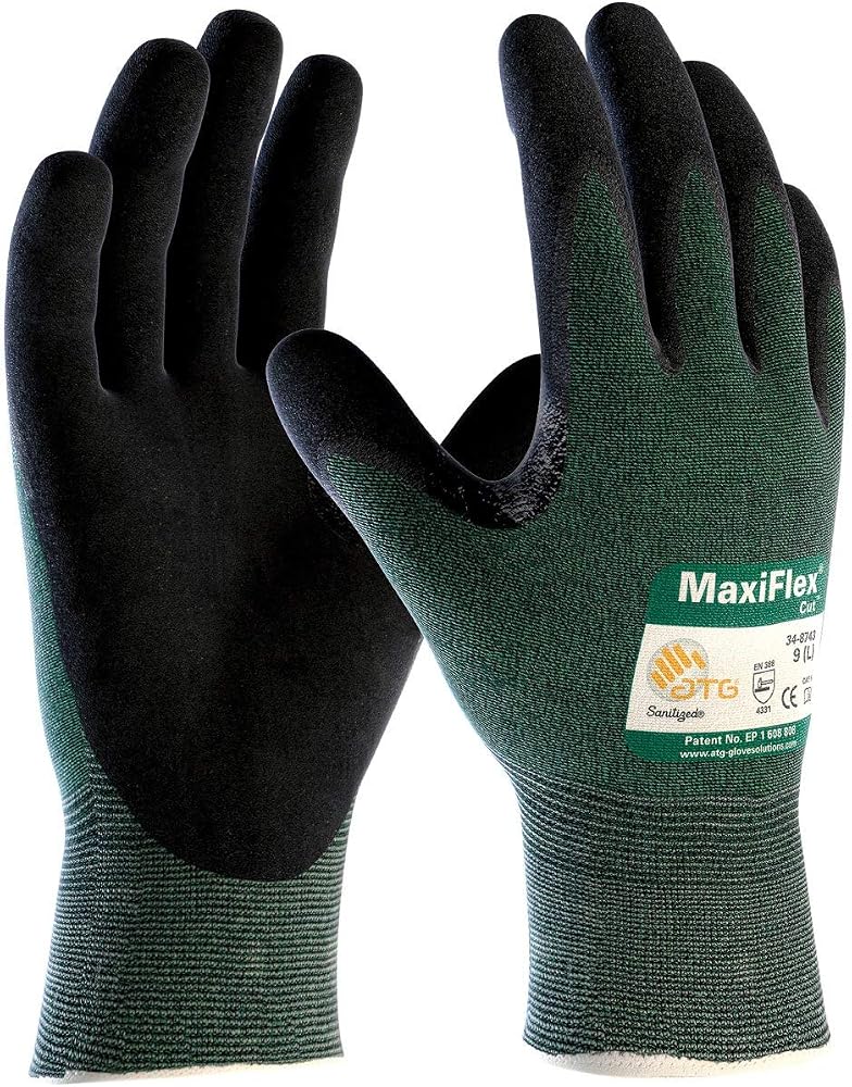 PIP MaxiFlex Cut nitrile-coated ANSI A2 cut-resistant gloves