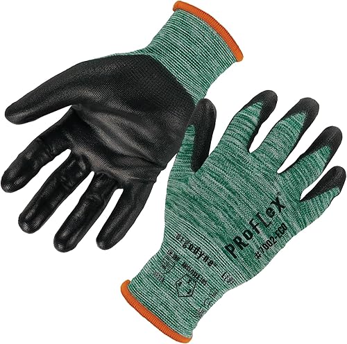 Ergodyne ProFlex 7001 PU Palm Touchscreen Gloves — ANSI A2 Cut product photo