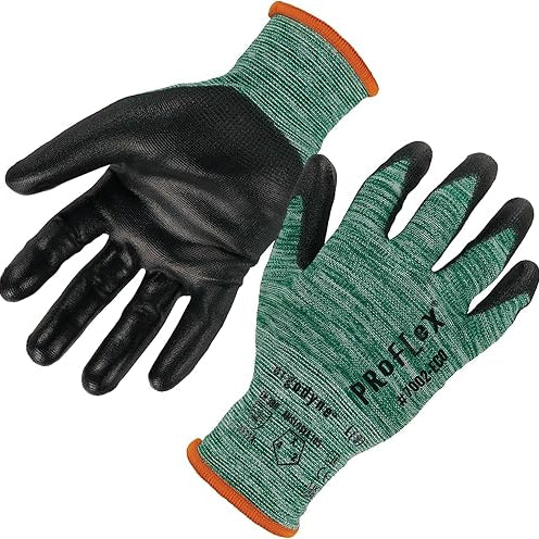Ergodyne ProFlex 7001 PU Palm Touchscreen Gloves — ANSI A2 Cut product photo