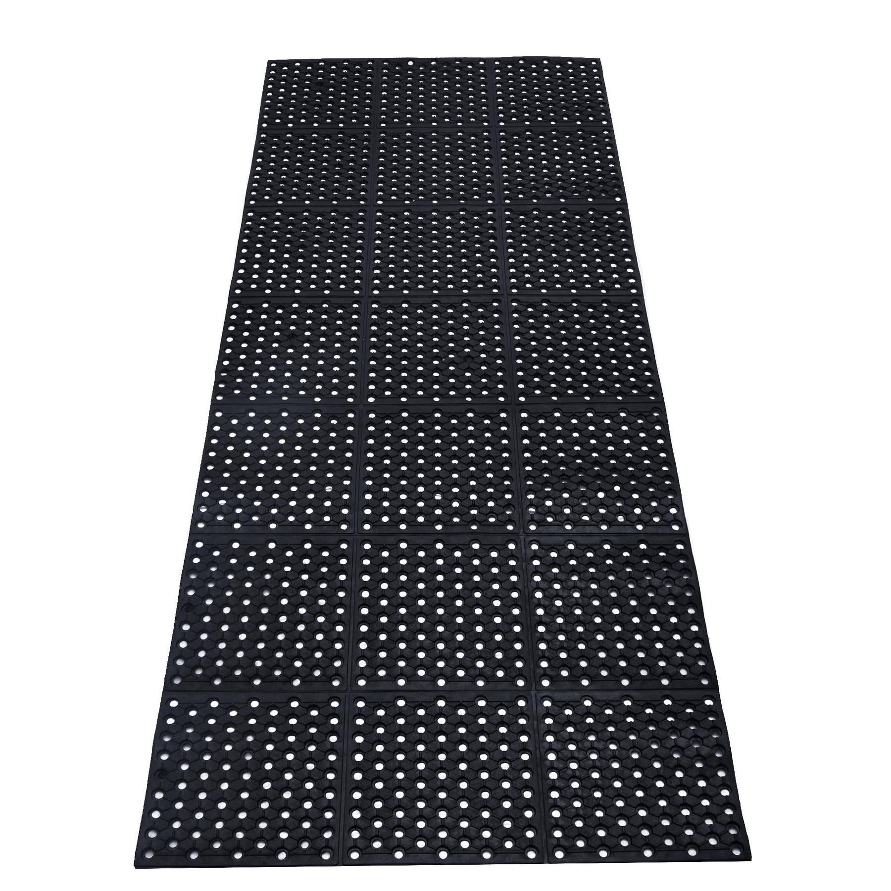 Commercial Rubber Drainage Mat with Anti-Fatigue, 83 x 36 in, Non-Slip product photo