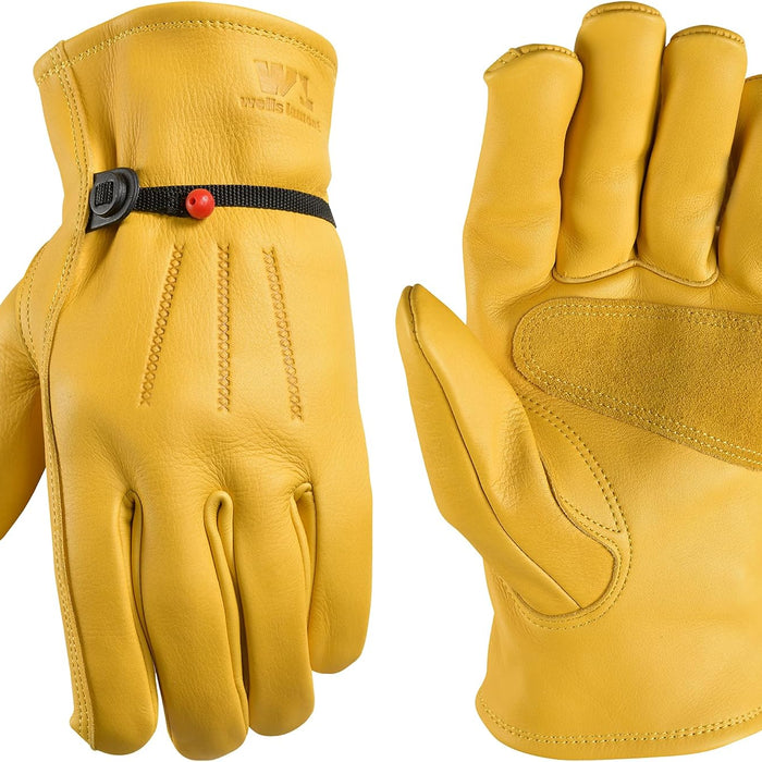 Wells Lamont Cowhide Leather Work Gloves — Hardware-Store Standard product photo