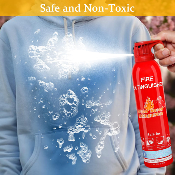 Leyanny MSWJ620E Compact ABCK Fire Extinguisher — Home & Auto product photo