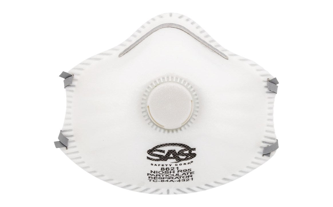SAS Safety 8621 R95 Valved Particulate Respirator