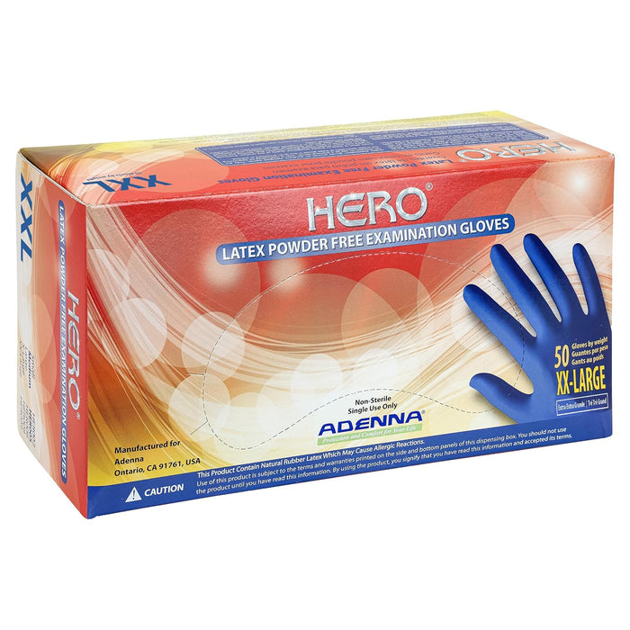 Adenna Hero 14 Mil Heavy Duty Latex Gloves, Extended Cuff product photo
