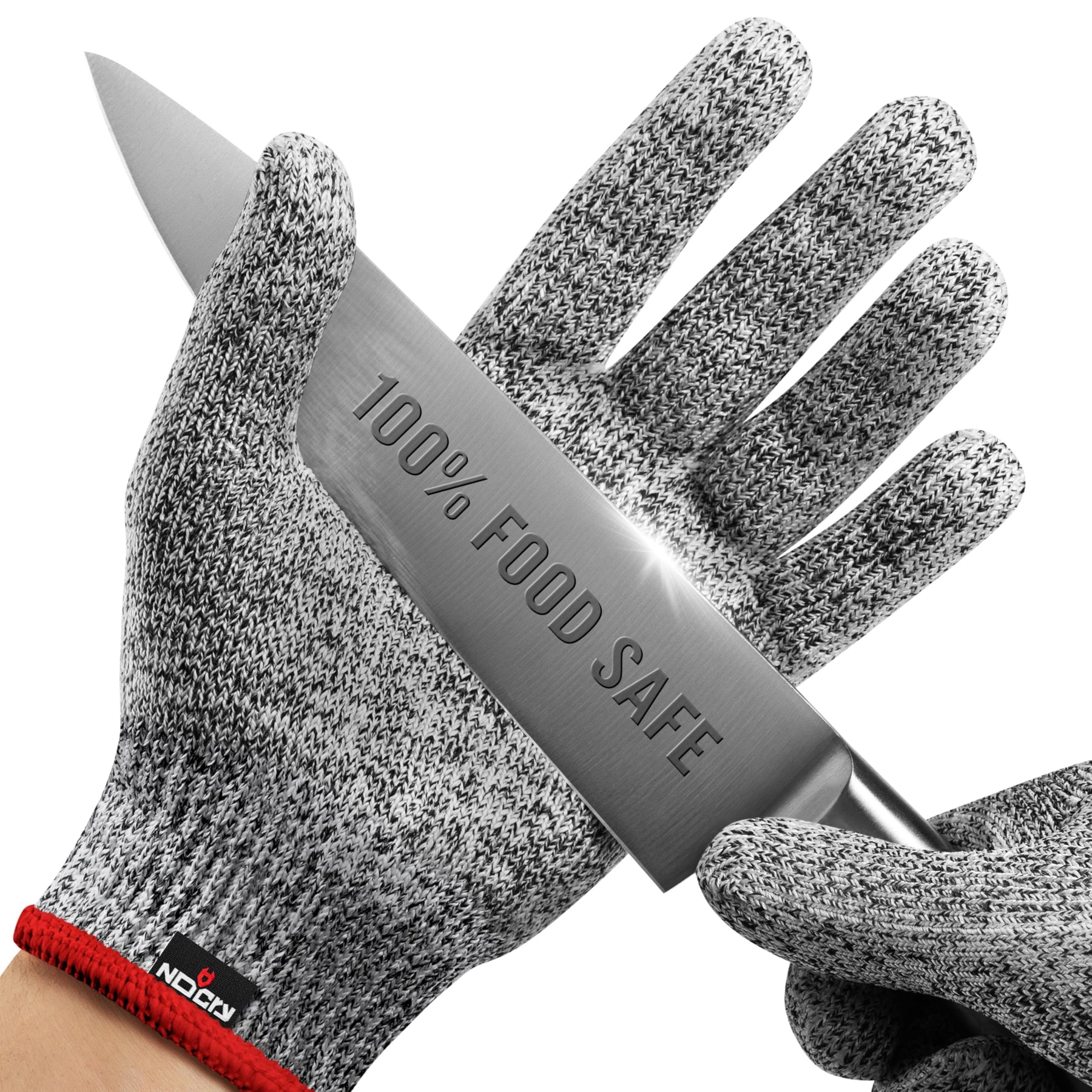 NoCry Premium cut-resistant gloves food-grade Level 5
