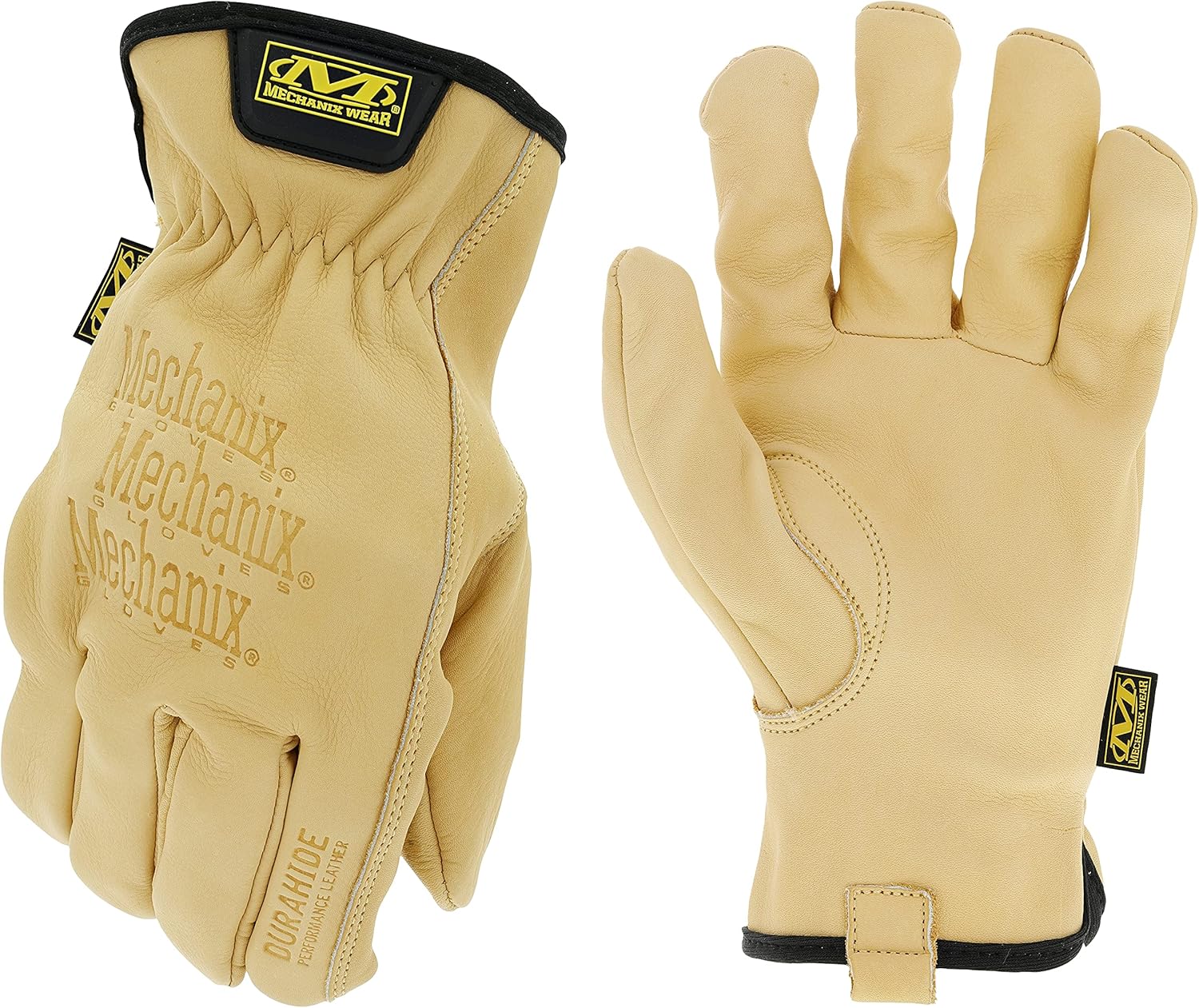 Mechanix Wear Leather Cow Driver Gloves — Breathable Unlined Cowhide product photo