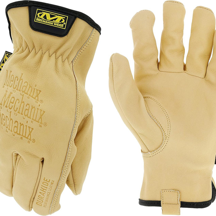 Mechanix Wear Leather Cow Driver Gloves — Breathable Unlined Cowhide product photo