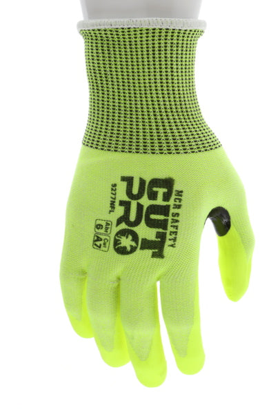 MCR Safety 9277NFS CutPro A7 Hi-Vis NFT Gloves — Small product photo