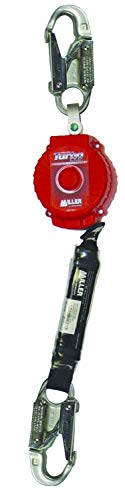 Miller TurboLite MFL-9 Personal Fall Limiter, 6 ft, Dual Snap Hooks (400 lb) product photo