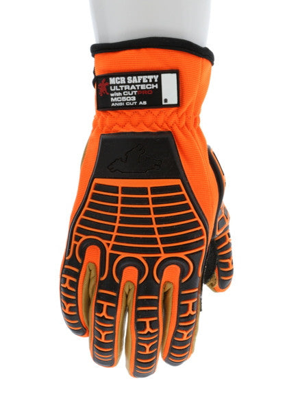 MCR Safety MC503 UltraTech Impact Gloves, Goatskin Dyneema (Large) product photo