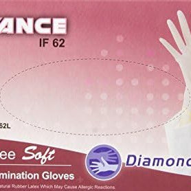 Diamond Latex Exam Gloves — Advance, Powder-Free product photo