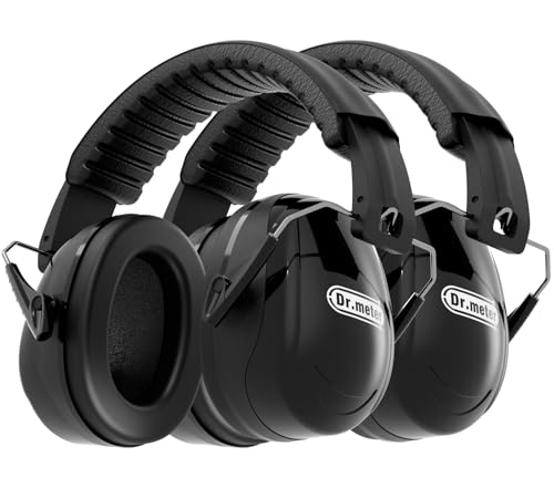 Dr.meter NRR 27 Ear Muffs — Adjustable Over-the-Head Hearing Protection (Adults & Kids) product photo