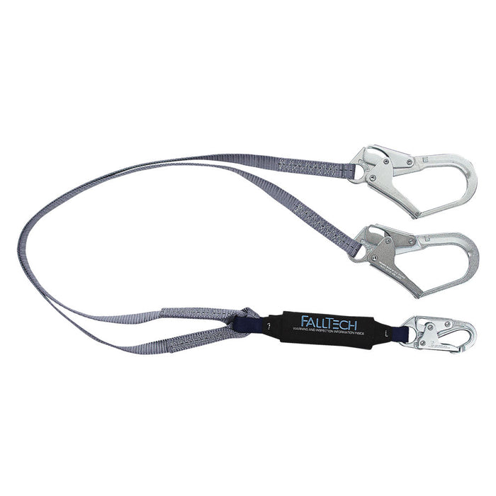 FallTech 8260YLE Leading Edge Lanyard — Dual Class Y-Leg, Rebar Hooks product photo