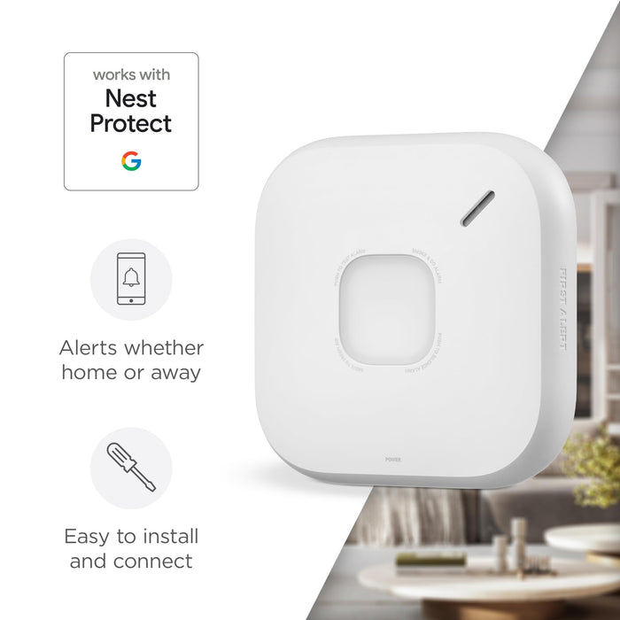 First Alert SMCO600NV-AC SC5 Hardwired Smart Smoke and CO Alarm (Interconnectable) product photo