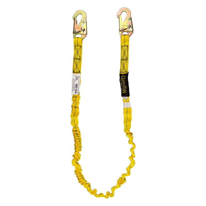Guardian 11200 Internal Shock Absorbing Lanyard — Single-Leg, 6 ft product photo