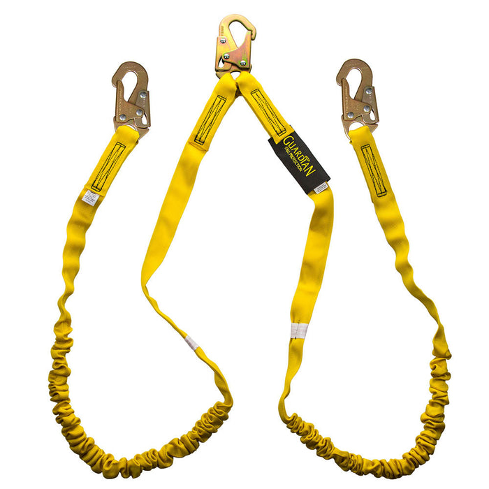 Guardian 11202 Internal Dual-Leg Shock Absorbing Lanyard — 100% Tie-Off product photo