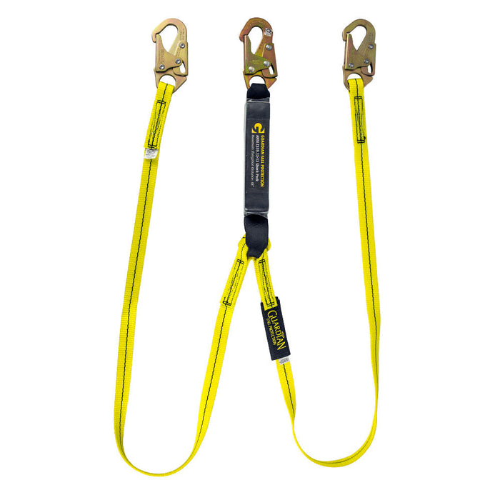 Guardian 01230 Dual-Leg Shock Absorbing Lanyard — 100% Tie-Off product photo
