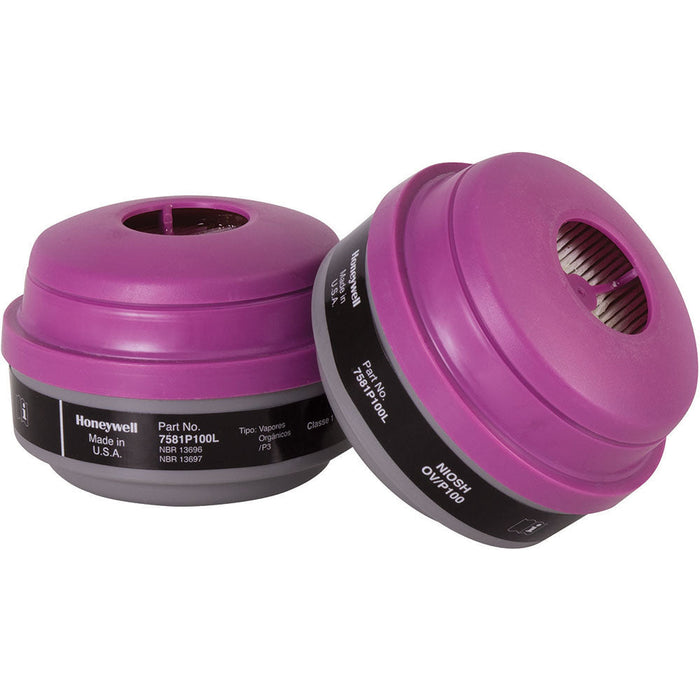 Honeywell North 7581P100L Organic Vapor / P100 Cartridge — North Bayonet product photo