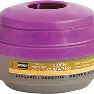 Honeywell North 75852P100L Mercury vapor and chlorine / P100 Cartridge — North Bayonet product photo