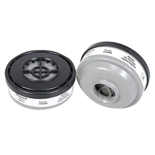 Honeywell North N75002L Acid Gas Cartridge — North Bayonet Respirator Cartridge product photo