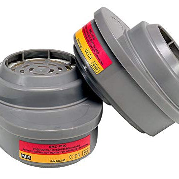 MSA Advantage GMC/P100 Respirator Cartridge — Organic Vapor And Acid Gas/P100 (MSA Advantage) product photo