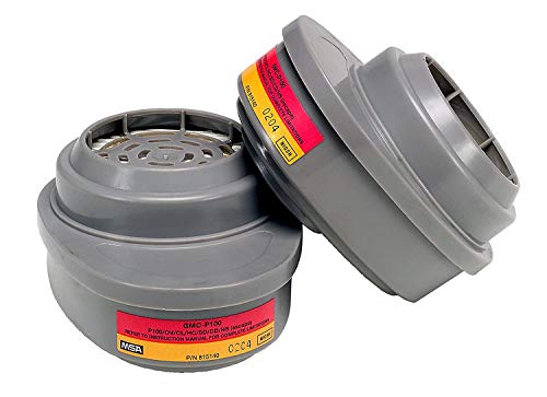 MSA Advantage GMC/P100 Respirator Cartridge — Organic Vapor And Acid Gas/P100 (MSA Advantage) product photo
