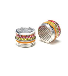 MSA MerSorb/P100 Respirator Cartridge — Mercury Vapor And Chlorine/P100 (MSA Comfo) product photo
