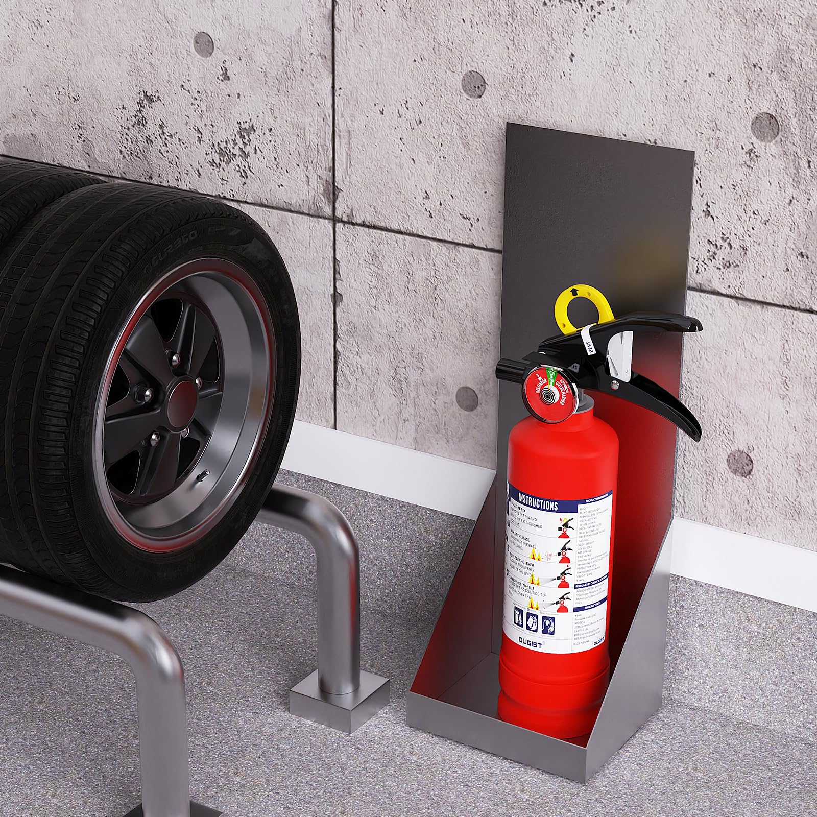 Ougist ABC Fire Extinguisher, 2.5 lb Dry Chemical (B0CWY4Q63T) product photo