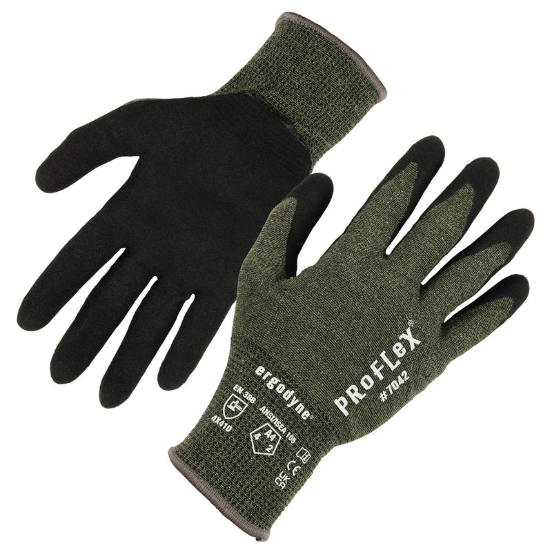 Ergodyne ProFlex 7042 PU Coated Cut Resistant Work Gloves