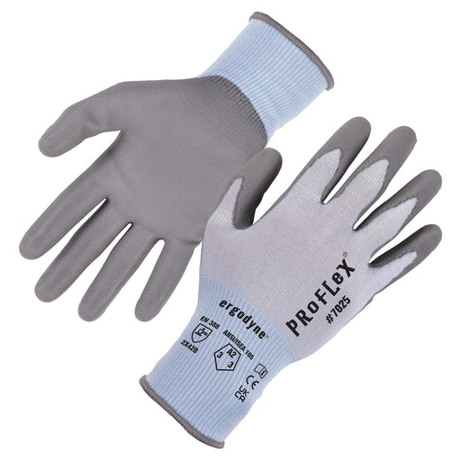 Ergodyne 7025 ProFlex A2 Cut-Resistant PU Palm Gloves 18g