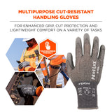 Ergodyne ProFlex 7044 PU Coated Cut Resistant Work Gloves