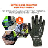 Ergodyne 7070 ProFlex Nitrile Cut-Resistant Gloves, A7, Heat Resistant
