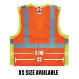 Ergodyne GloWear 8205HL Hi-Vis Safety Vest Type R Class 2 No Pockets