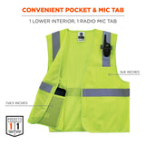 Ergodyne GloWear 8210HL Mesh Hi-Vis Safety Vest Type R Class 2 Hook Loop