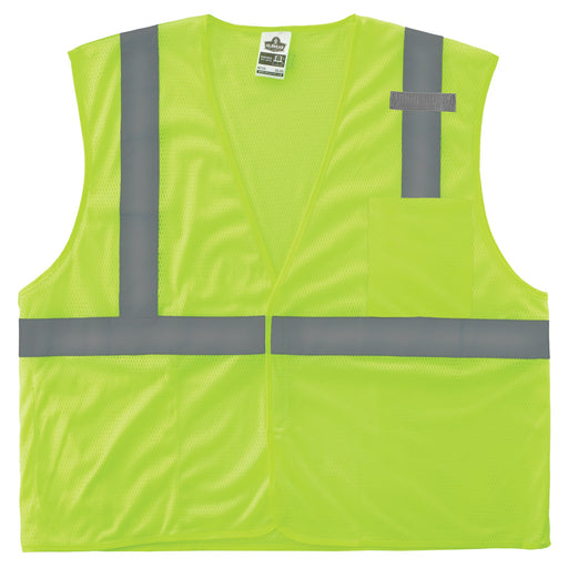 Ergodyne GloWear 8210HL Mesh Hi-Vis Safety Vest Type R Class 2 Hook Loop