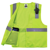 Ergodyne GloWear 8210Z Mesh Hi-Vis Safety Vest Type R Class 2 Zipper