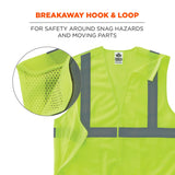 Ergodyne GloWear 8215BA Breakaway Hi-Vis Safety Vest Type R Class 2