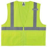 Ergodyne GloWear 8220Z Mesh Hi-Vis Safety Vest Type R Class 2 Zipper