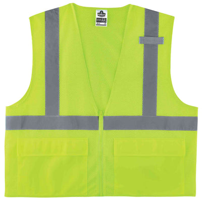Ergodyne GloWear 8220Z Mesh Hi-Vis Safety Vest Type R Class 2 Zipper
