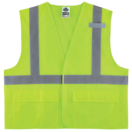 Ergodyne GloWear 8220HL Mesh Hi-Vis Safety Vest Type R Class 2 3 Pockets